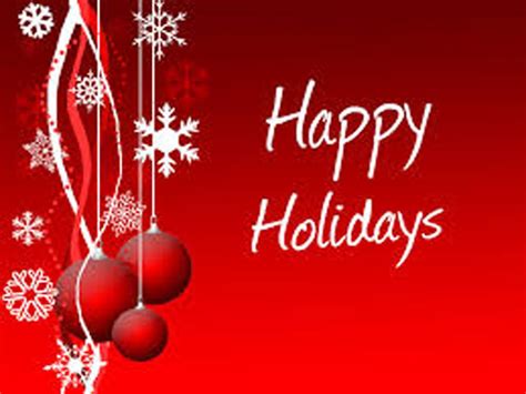 enjoy your holidays and the new year! .